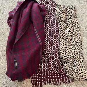 Set of 3 Fall Scarves